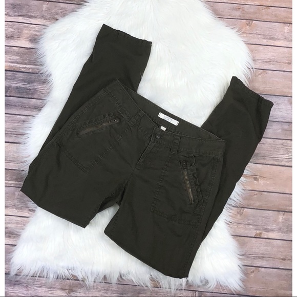 LOFT Pants - Ann Taylor pants green size 4 cargo khaki casual